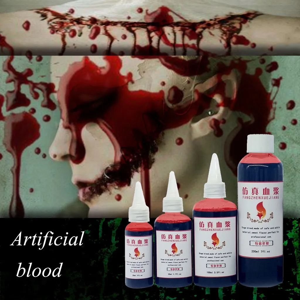 200 мл Поддельные Гель крови трубки ужас костюм реквизит Хэллоуин вечерние