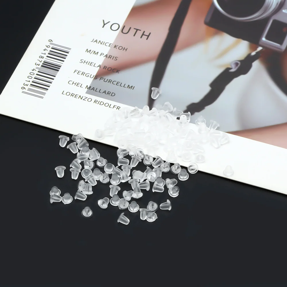 Пластиковые застежки для сережек MEIBEADS 200 шт./лот фурнитура женских сделай сам