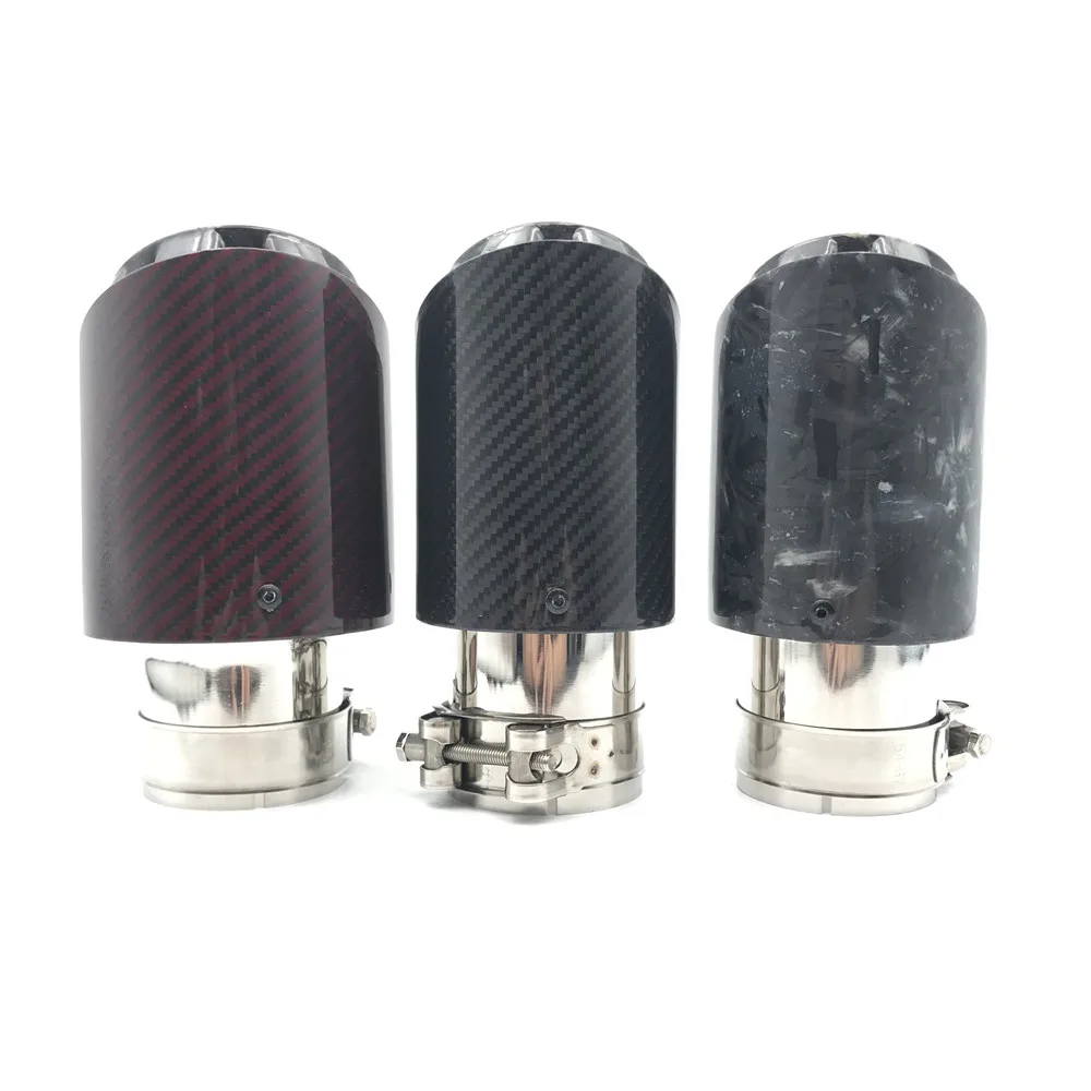 Новые 3 модели труб из натурального углеродного волокна с глянцевой черной