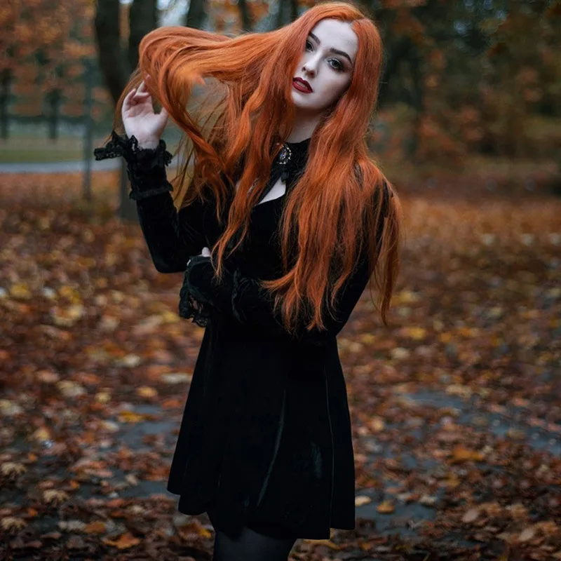 2020 летнее сексуальное готическое платье в стиле панк Ретро женское простое