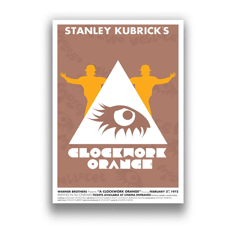 Заводные оранжевые наклейки на стену бумага с белым покрытием принты четкое