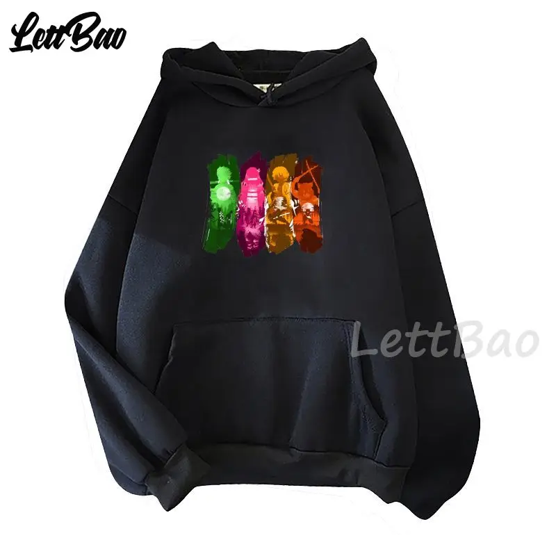 

Осенний спортивный свитшот большого размера с длинным рукавом и аниме-принтом «рассекающий демонов»