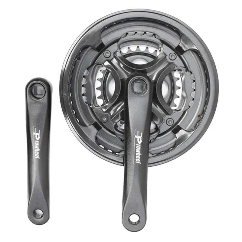 Система переключения передач для горного велосипеда PROWHEEL, 21/24 скоростей, из алюминиевого сплава, 28/38/48T, 170 мм