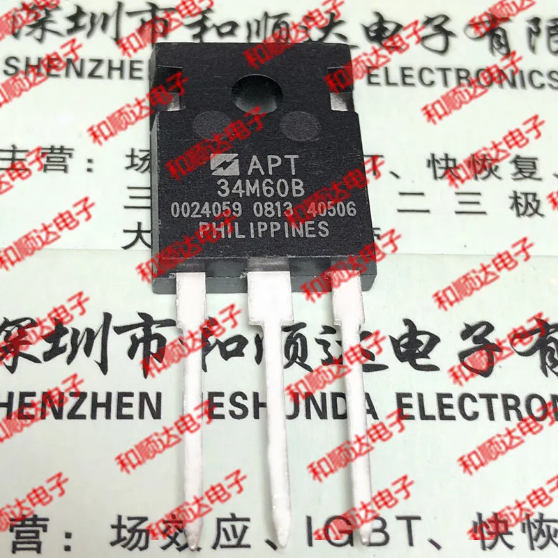 Фото 5pcs/lot APT34M60B TO-247 600V 34A Обустройство дома 5pcs/lot APT34M60B TO-247 600V 34A Обустройство дома
