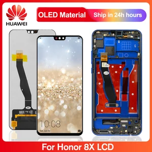original 6 5 screen for huawei honor 8x lcd display touch screen digitizer assembly part for honor8x jsn l21 l42 free global shipping