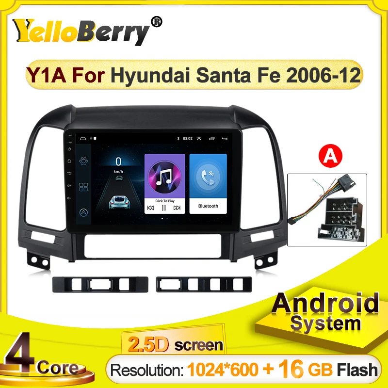 2.5D Android система четырехъядерный автомобильный dvd мультимедийный плеер для Hyundai