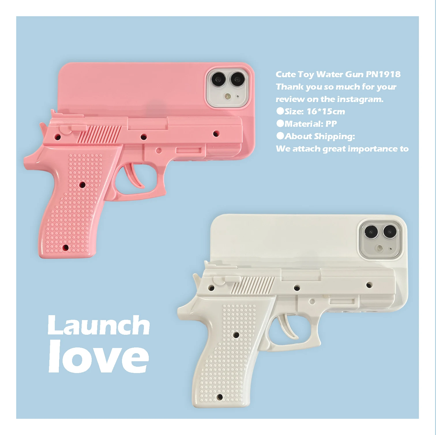 

3D Spoof Pop Toy Gun Phone Case for IPhone 11 12 Pro Max Mini 7 8 Plus XR X XS MAX Fashion Trend Creative Minimalism INS Cover
