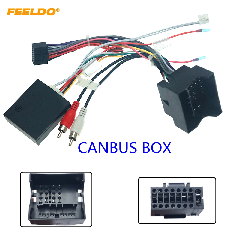 FEELDO автомобильный Android 16PIN кабель электропроводки Canbus для Mercedes Benz B200/C Class/E
