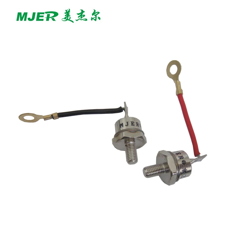 Диод ZX40A с проводом-гвоздиком версия черная (обратная полярность красный