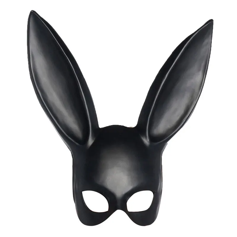 

Masquerade Rabbit Mask Sexy Bunny Long Ears Carnival Halloween Party Costume Props LBV