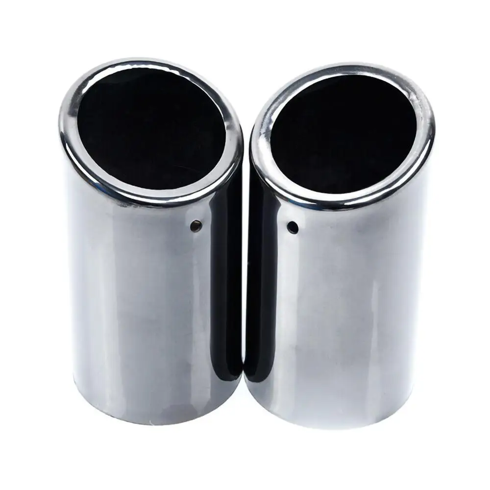 2 шт. черный Титановый Глушитель наконечник выхлопной трубы для BMW E90 E92 325 325i