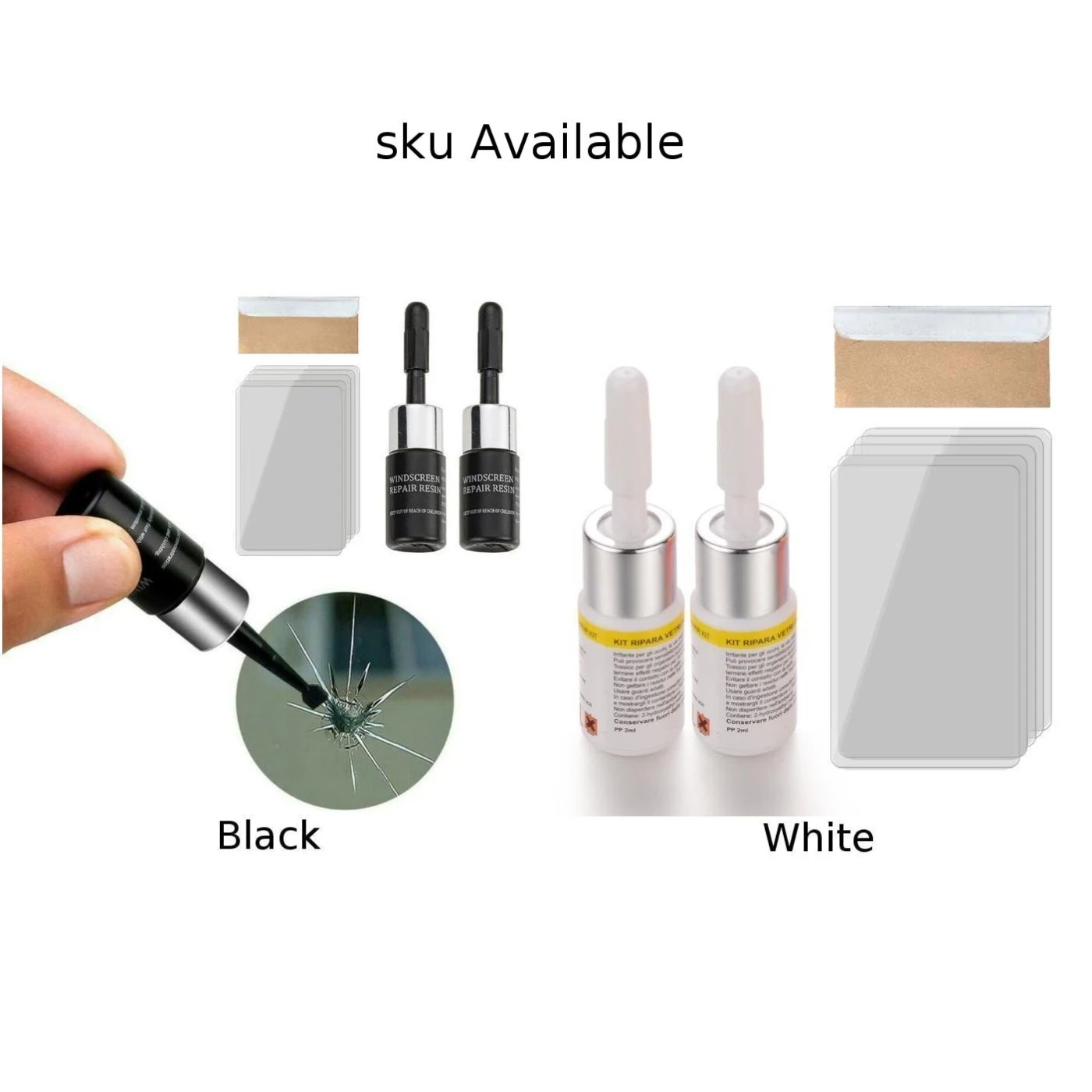 

Repair Resin Window Glass Fluid Resin Accessories Auto Car Curing Strip