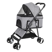 hot pet stroller teddy puppy out trolleys small cat foldable stroller lightweight dog supplies top selling product in 2019