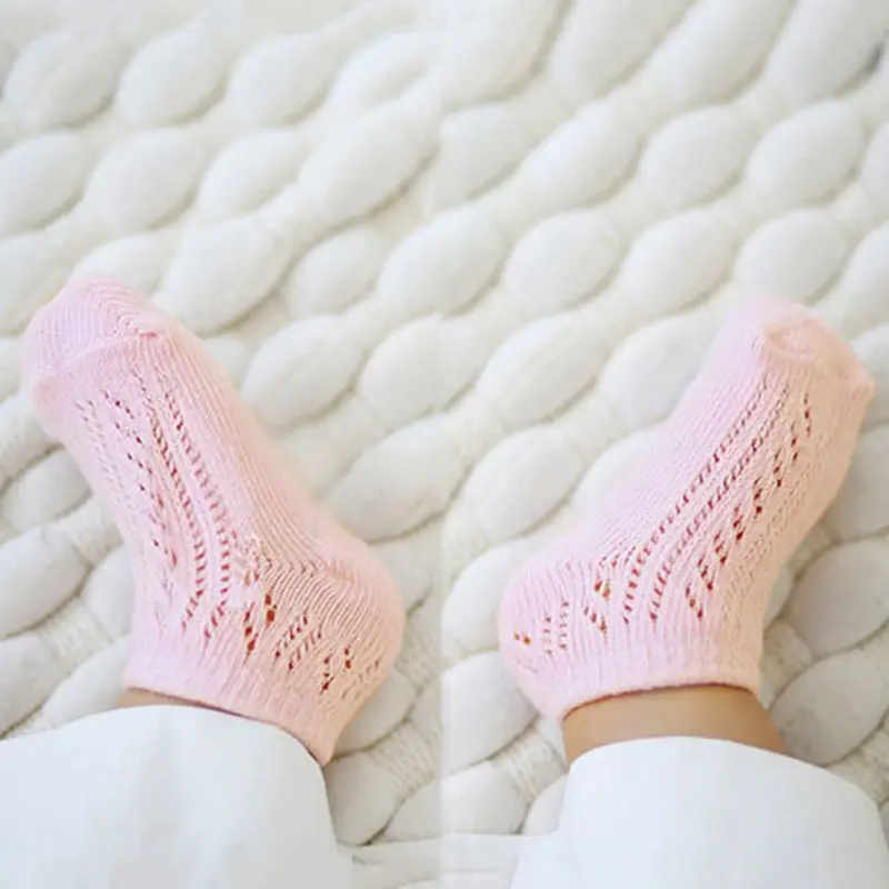 Милый Карамельный цвет Детские носки для мальчиков и девочек противоскользящие