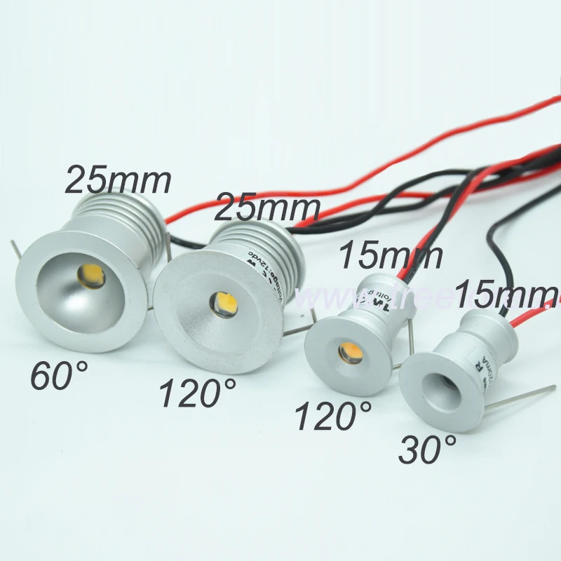RGB 12 в 24 1 Вт IP65 миниатюрная Светодиодная лампа Точечный светильник 15 мм 25