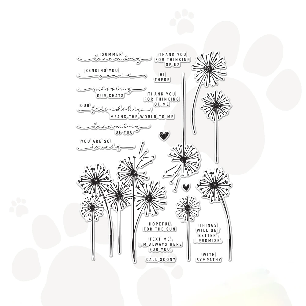 

Dandelion Pattern Summer Flower Decoration Metal Cutting Die And Stamp DIY Emboss Stencil Scrapbooking Dies for Card Making 2021