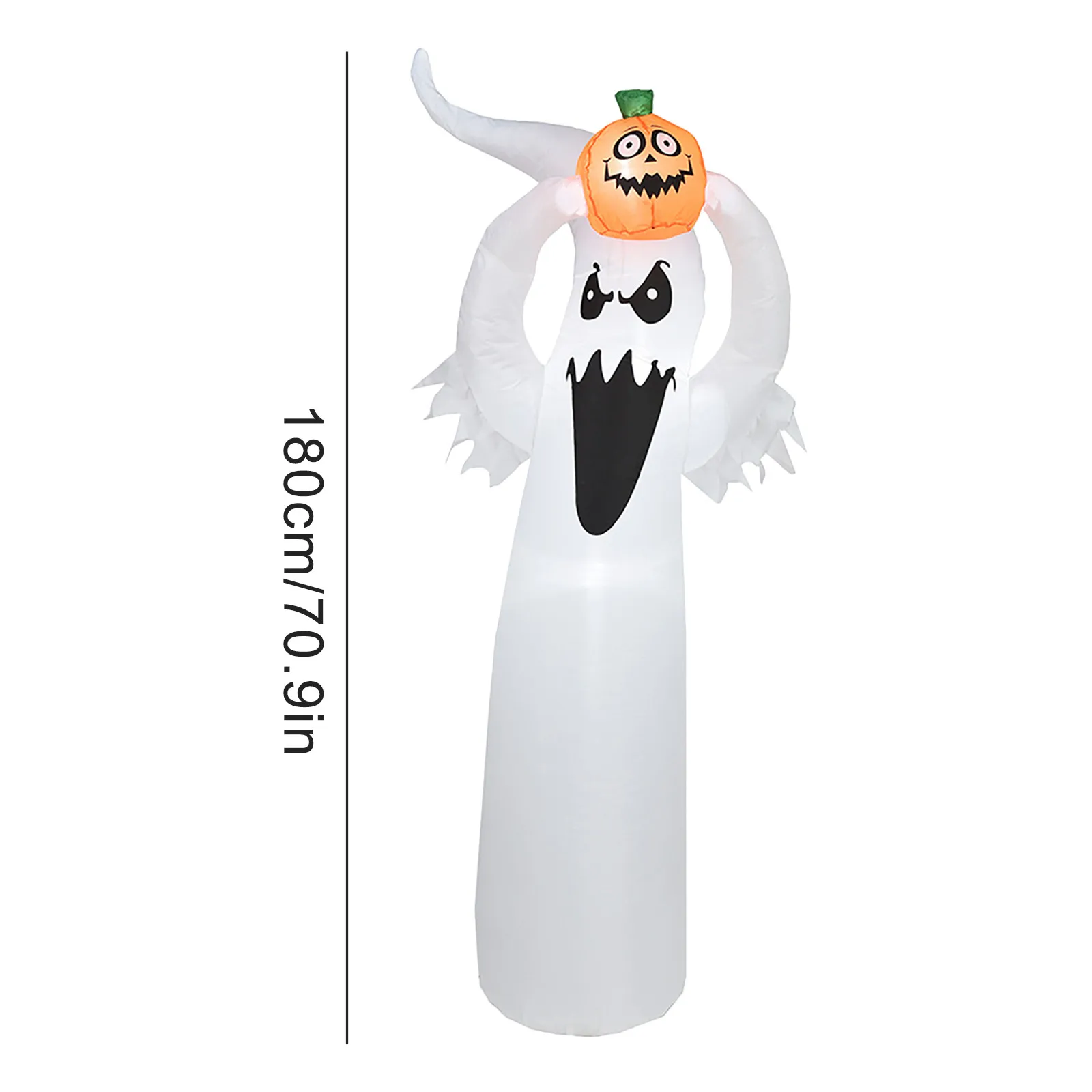 

Halloween Inflatable Inflatable Model Luminous Little Ghost Pumpkin With Light Inflatable Toy Hinchable Jouets Gonflable