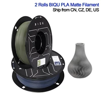 biqu pla matte filament 1kg 2pcs rolls 1 75mm for print crafts fdm 3d printer cr10s ender 3 v2 pro mega x printing material