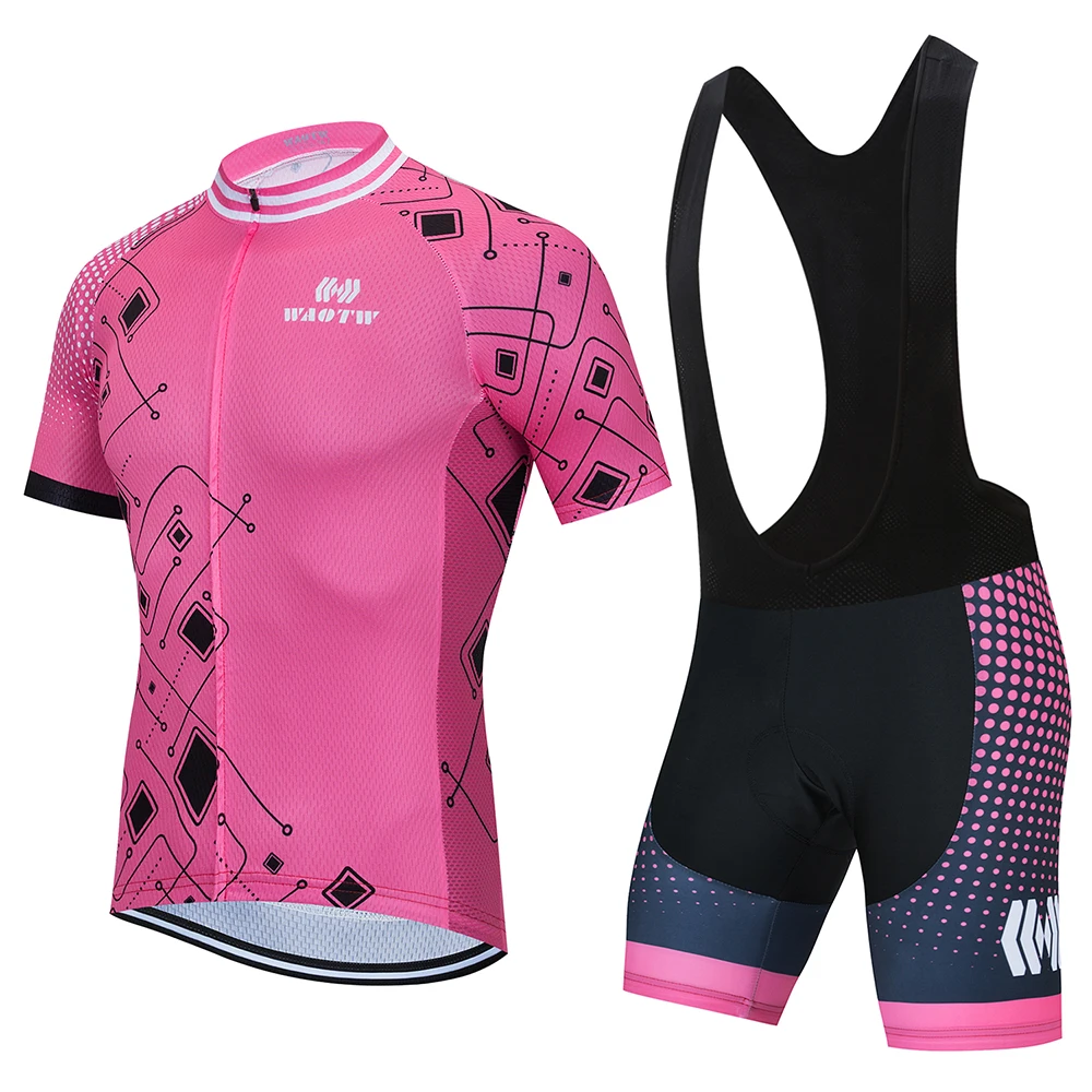 

Pro Team Cycling Jersey Short Sleeve Bike Clothing Ropa Ciclism Bicycle Wear Clothes 19D Bib Set Mens Short Maillot Culotte Sets