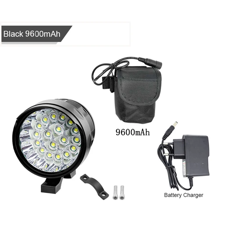 

Bike Light Front 18 XML-T6 LED Bicycle Headlight Lantern 18650 Battery Head Lamp Cycling Flashlight luz bicicleta 3 Mode