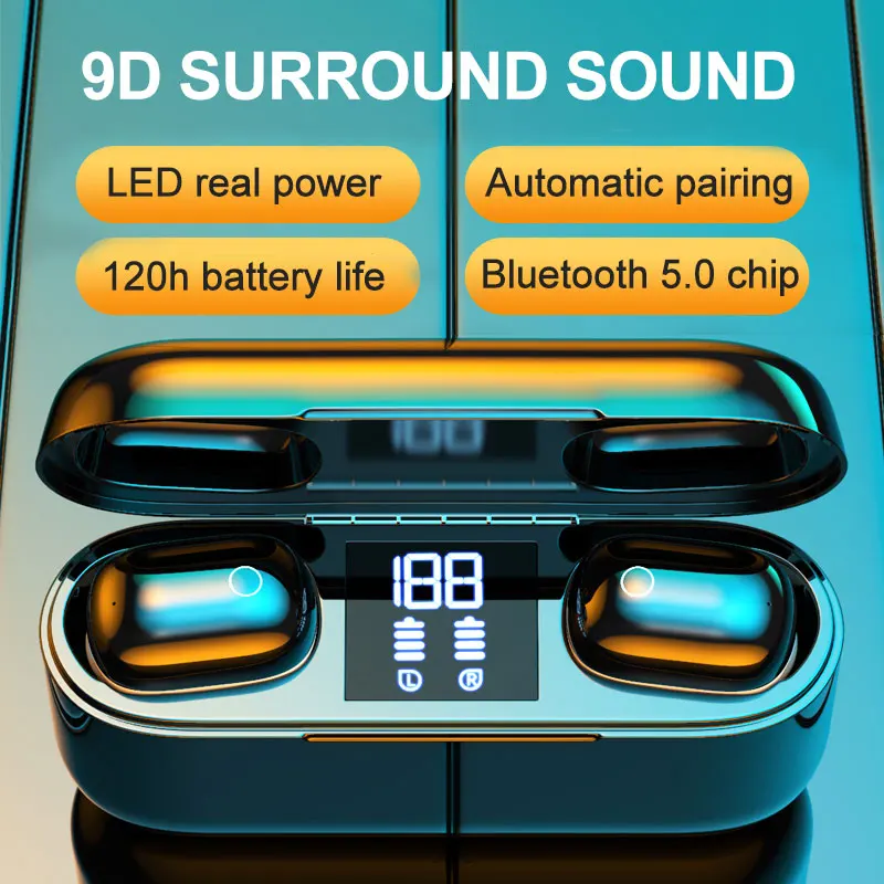 Беспроводная Bluetooth-гарнитура M2 TWS с сенсорным экраном 5 0 дюйма | Электроника