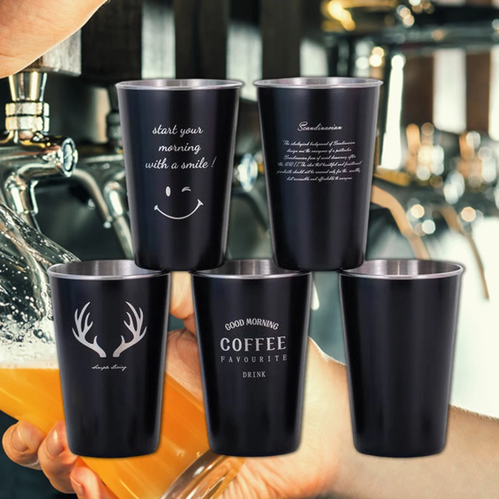 Кружка для пива из нержавеющей стали 500 мл | Дом и сад