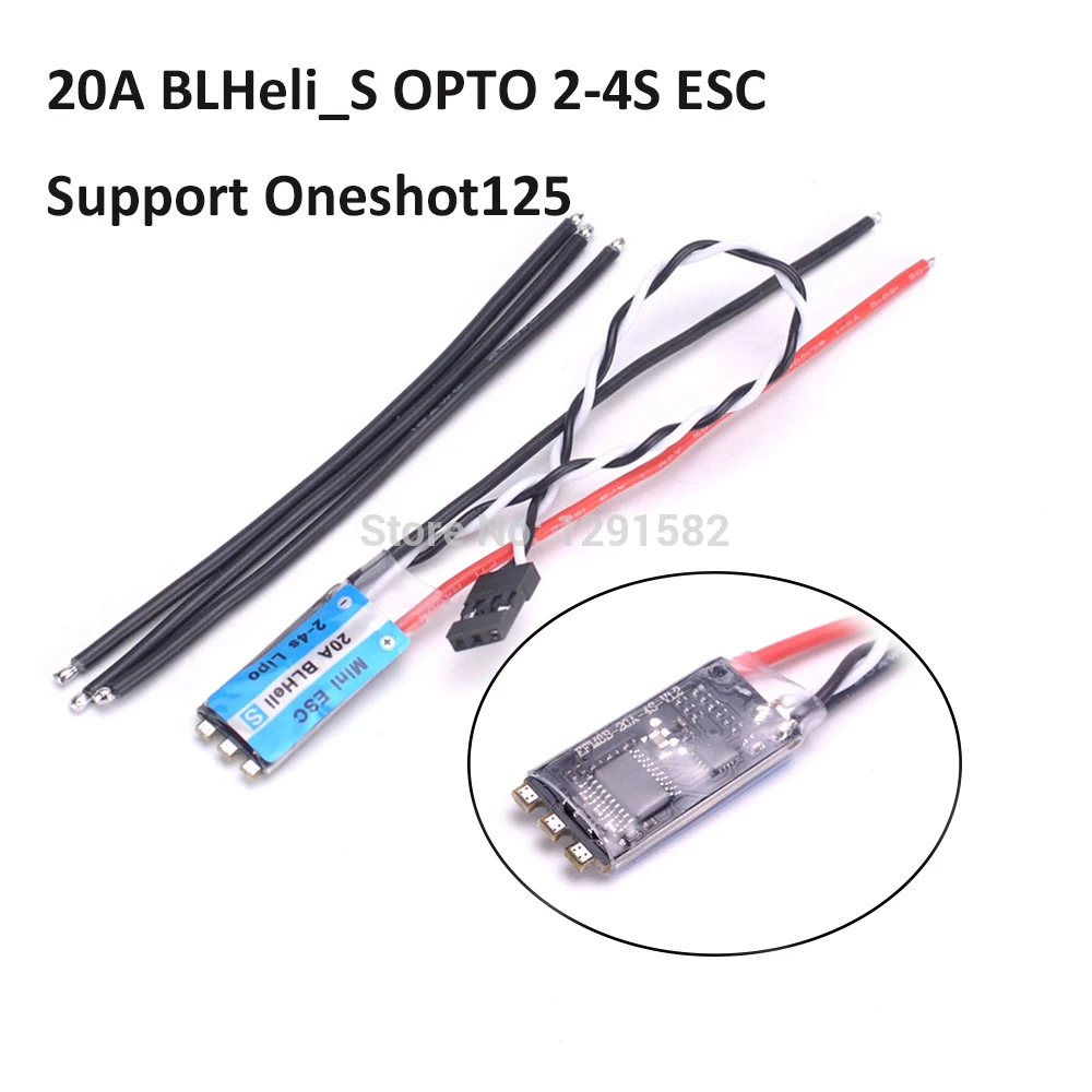 Мини Квадрокоптер 20A ESC BLHeli_S OPTO 2 4S Lipo BLHeli S esc с поддержкой oneshot 125 для гоночного