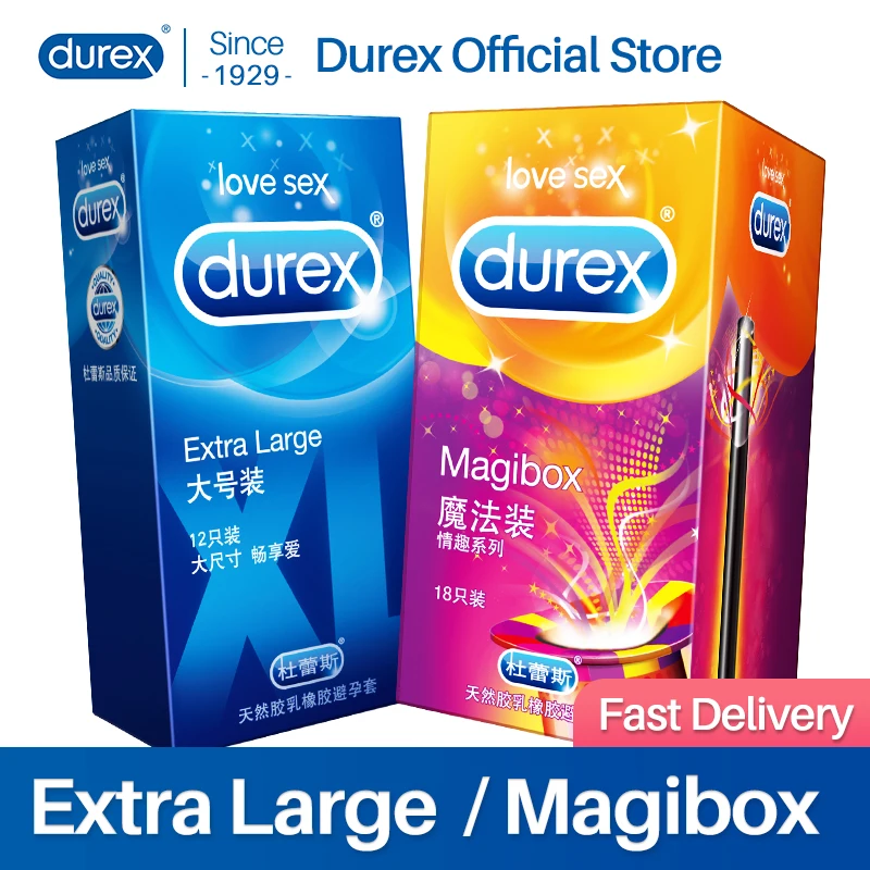 Волшебные Презервативы Durex 56 мм 52 5 с дополнительной смазкой ледяной огонь