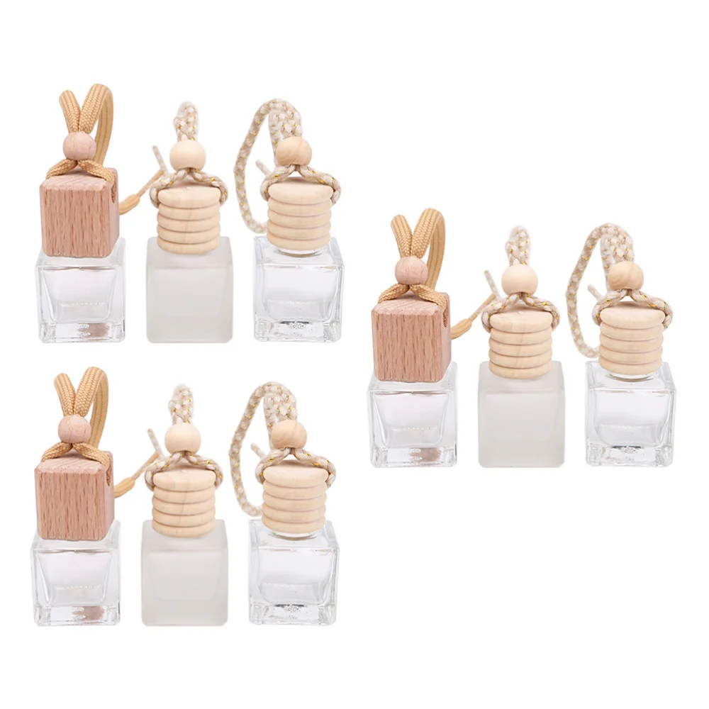 

9Pcs Auto Empty Perfume Hanging Bottle Car Perfume Air Freshener Pendants