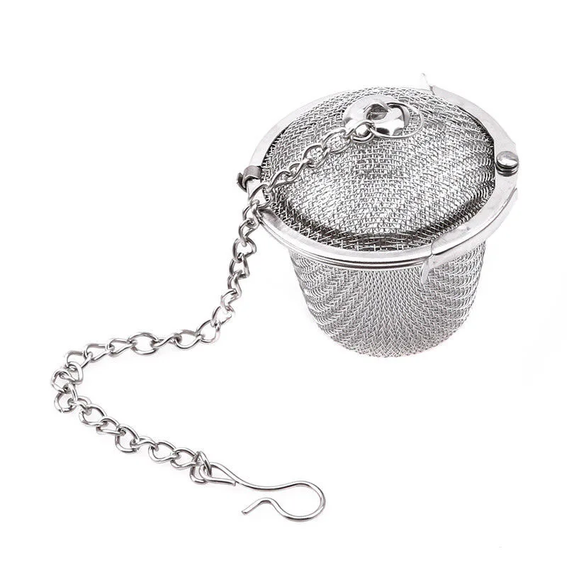 

1 Pcs Ball Tea Strainer Infuser Mesh Filter Stainless Steel Leaf Spice Strainer 4.5~11cm For Kitchen Drinking Tools Accessories