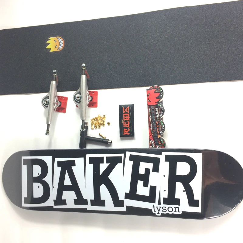 

Baker A Complete Set of Canadian Maple High-Quality Skateboard 8.0/8.125/8.25/8.375/8.5 Inch Deck Pro Skater