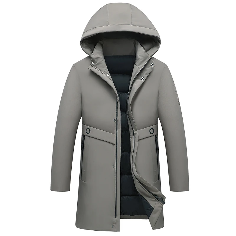 Winter Jacket Men Long Parka Thicken Warm Coats Fashion Hooded Casaco Masculino Casual Outwear Clothes J642 | Мужская одежда