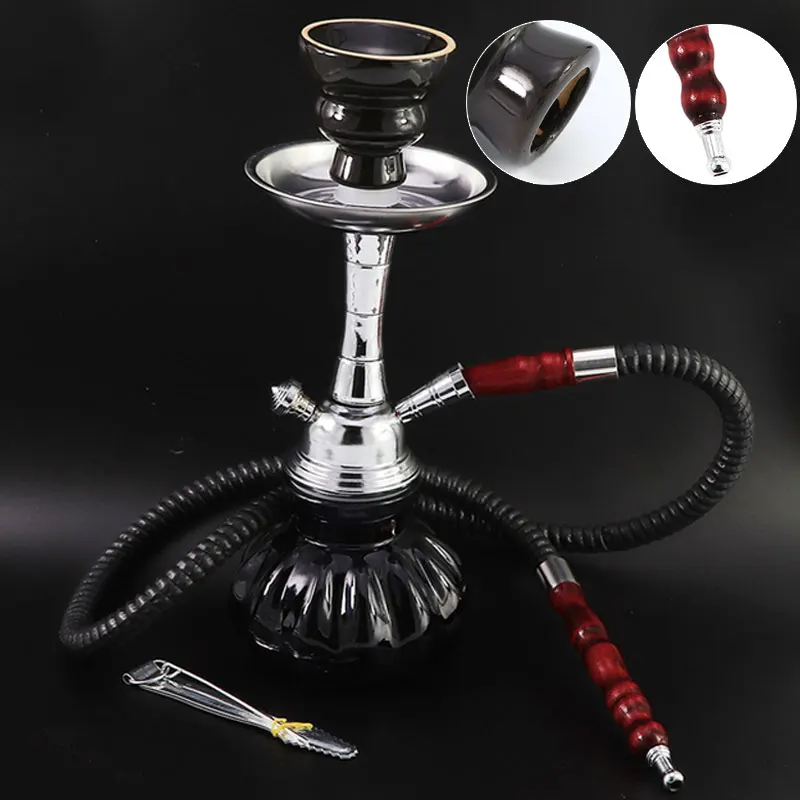 

1Set Glass Hookah For Smoking Shisha Narguile Chicha Sheesha Smoking Accessories With Hose Bowl Water Pipe Hookahs For Man