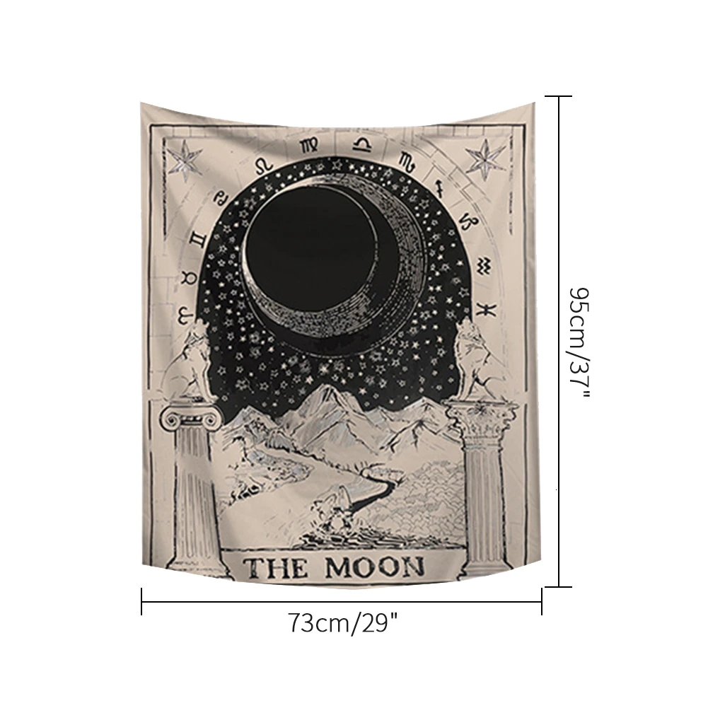 Настенный Гобелен для карт Таро подвесное настенное покрывало с астрологией