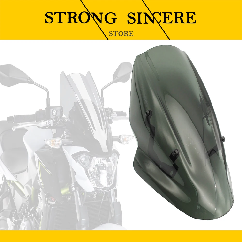 

Z650 Windshield WindScreen Visor Viser Motorcycle parts For KAWASAKI Z 650 z650 2017 Black