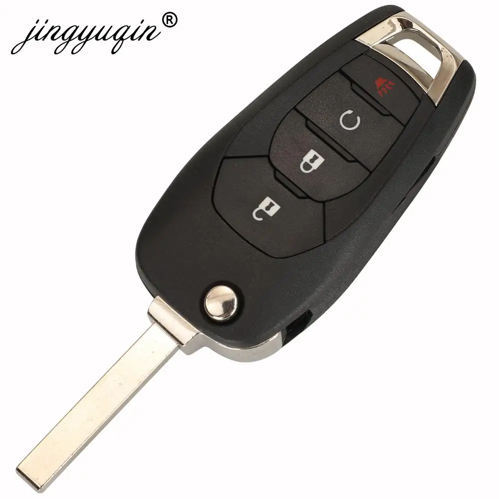 Фото Брелок jingyuqin Flip 2/3/4BT 433 МГц ID46 PCF7941E для дистанционного автомобильного ключа для Chevrolet Колорадо Cruze Trailblazer Onix Tracker Onix RS №3