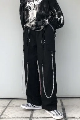 Новая Осенняя женская одежда Harajuku Dark Department застежка в форме кольца с большими