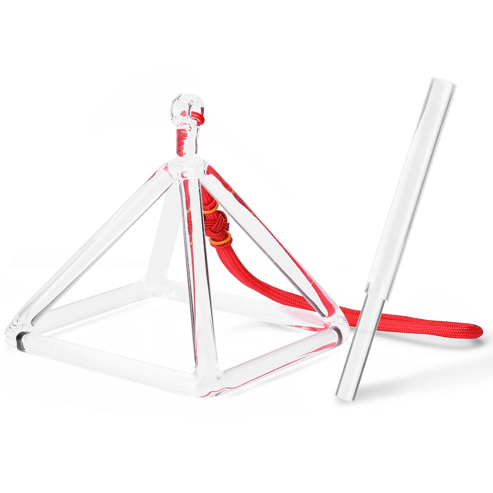 

Crystal Material Singing Pyramid Percussion Instruments Yoga Meditation Relaxation Tool