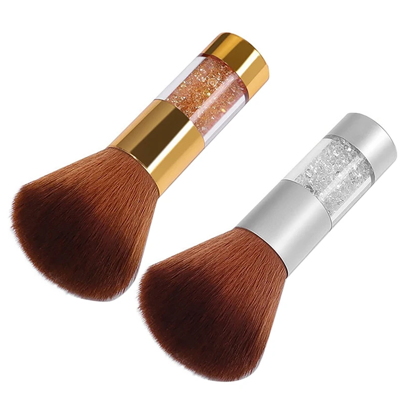 

1Pcs Portable Nail Brush Dust Cleaner Brush Manicure Brush Blush Powder Brushes Nail Accessories Material Tools