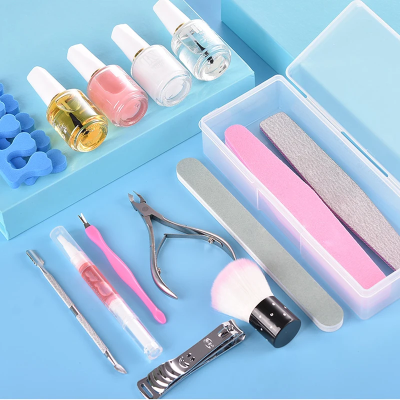 12 шт./компл. набор триммеров для маникюра и педикюра на пальцах ног новый модный