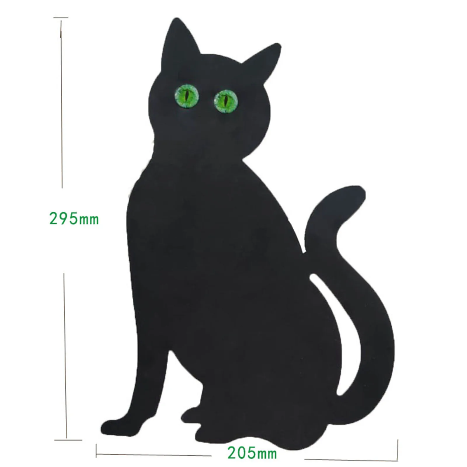 

Deterrent Black Cats Rat-Proof Pest Control 3 Pcs Metal Garden Different Shapes Metal Scare Cats Garden