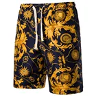 2021 Гавайи летние шорты мужские кольца в виде пятиконечной штаны модные Молодежные тонкие повседневные Прямые пляжные штаны разноцветный Размеры M-5XL