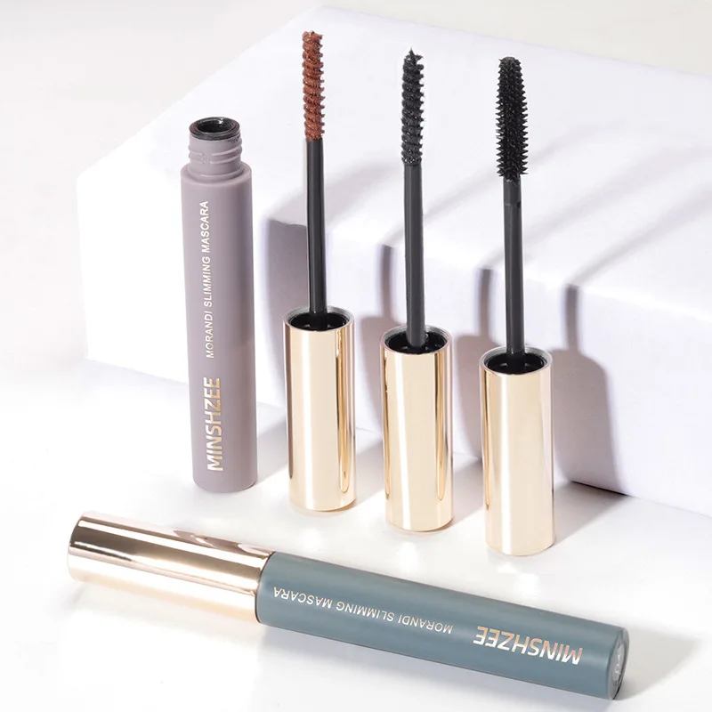 

MINSHZEE Super Lashes Mascara Waterproof Silk Fiber Mascara Black Long Curling Eyelash Extensions Sexy Eyes Makeup Cosmetics