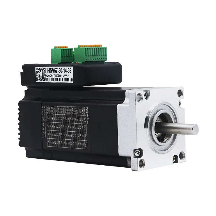 

Size 57mm 36V 140W integrated AC servo motor controller IHSV57-30-14-36