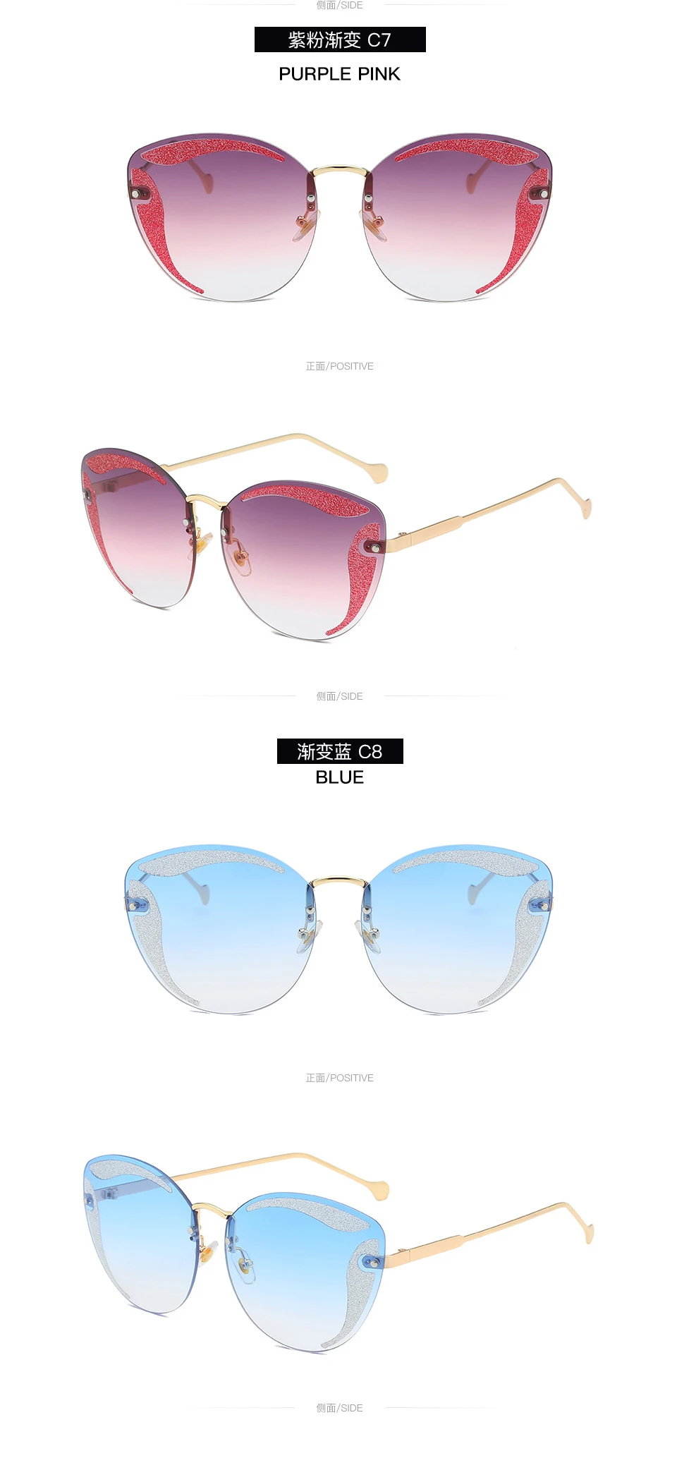Hot Hot Hot SHEN NUO 6 Series women cat eye pin colored sunglasses polarized ray bann fashion glasses for feminino Oculos De Sol