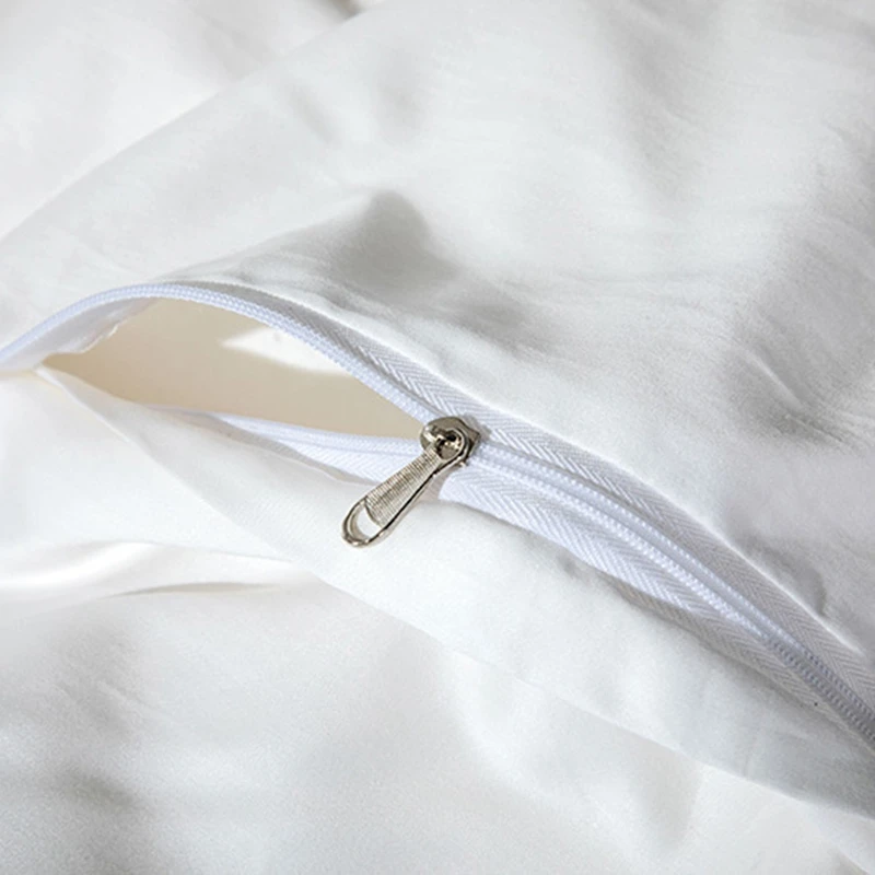 Комплект постельного белья из египетского хлопка роскошный белый мягкий