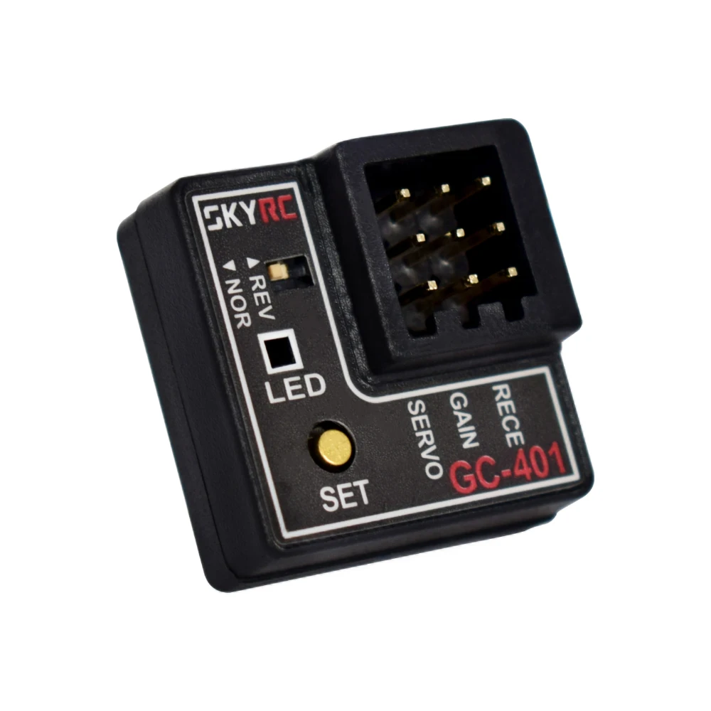 SKYRC-giroscopio GC401 Original para coche de carreras a control remoto, salida de direcci&oacute;n, nueva versi&oacute;n mejorada V2 VS GC301-2