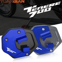 motorcycle tenere 700 sidestand side stand foot extension enlarger plate pad support for yamaha tenere 700 tenere700 2019 2020