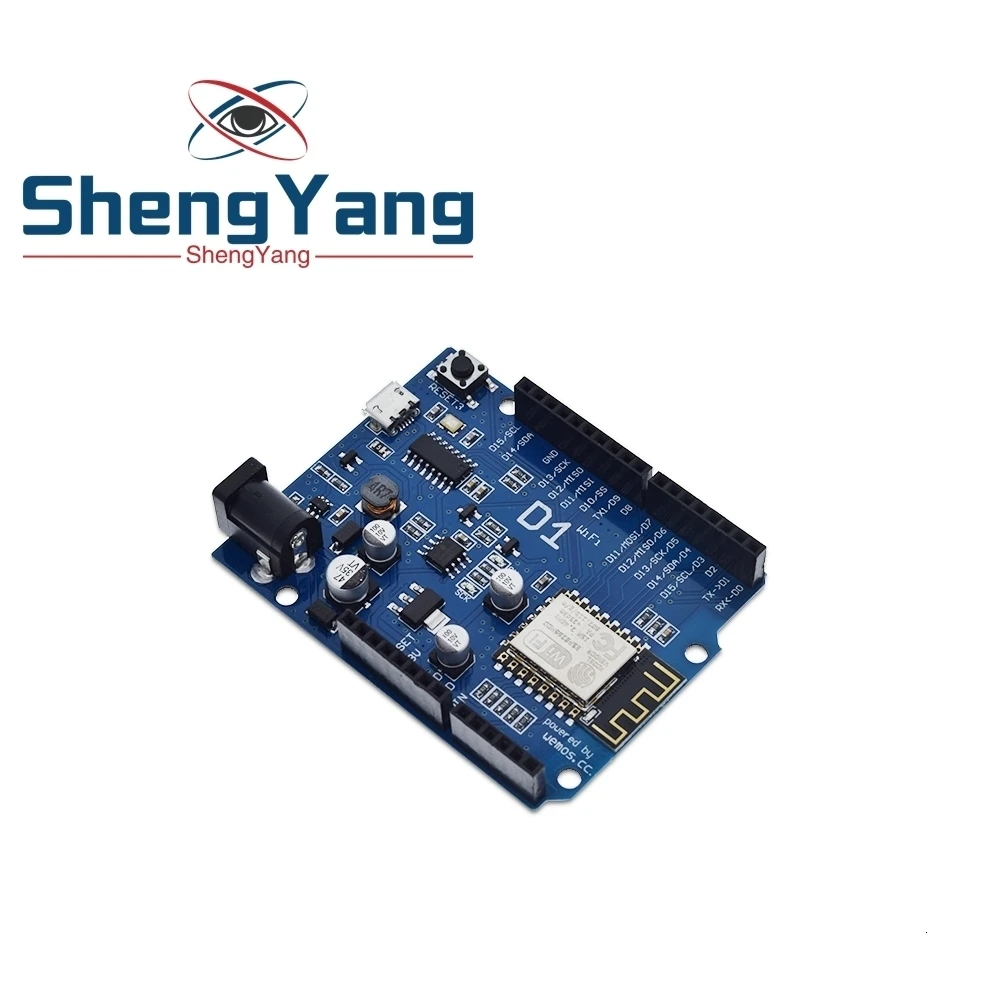 WeMos D1 CH340 CH340G WiFi макетная плата ESP8266 ESP-12 ESP-12E модуль для Arduino IDE UNO R3 Micro USB ONE 3,3 v 5v 1A