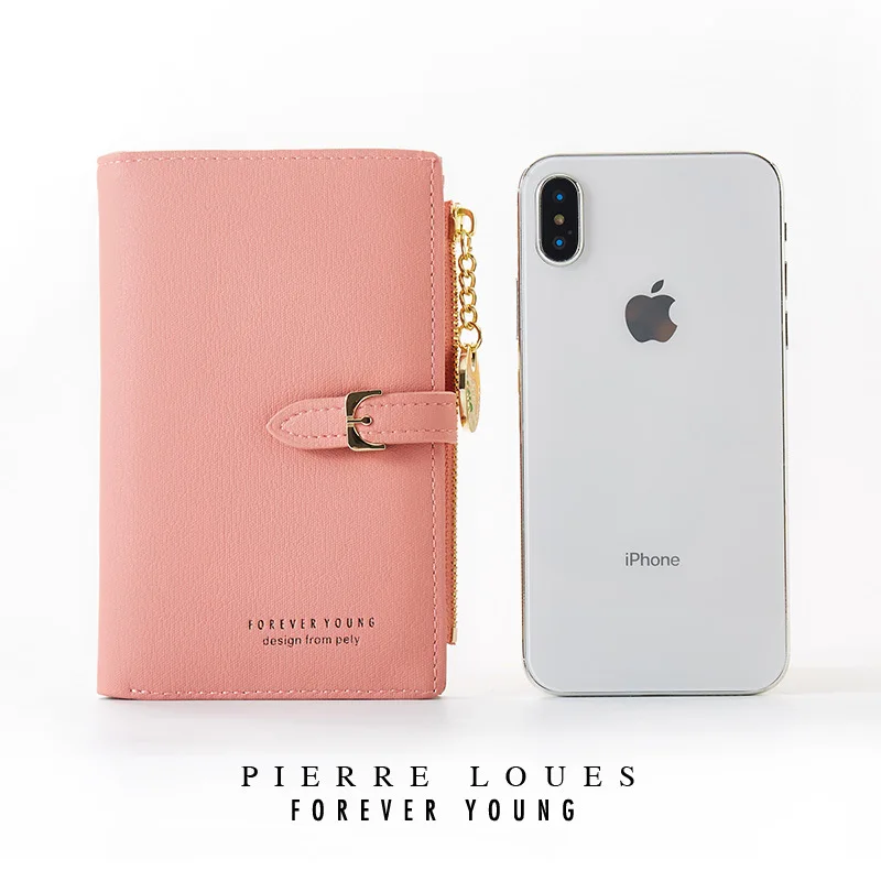 

Women short Wallet Many Departments Female Wallets Clutch Lady Purse Zipper Pocket Card Holder 2020
